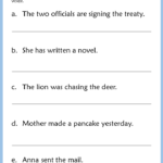 Active Passive Voice Worksheet