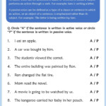 Active Passive Voice Worksheets Active And Passive Voice The Voice