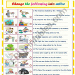 Active Voice ESL Worksheet By Ms Sara q8