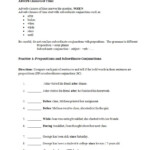 Adverb Clause Worksheet With Answers