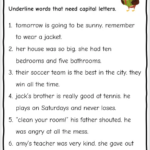 Capital Letters Worksheets Free English Worksheets
