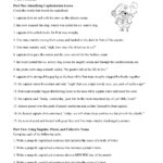 Capitalization Worksheets Lessons And Tests Language Arts Activities