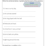 Capitalization Worksheets Printable Worksheets