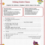 Clauses Worksheet With Answers
