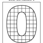 Color The Number 0 Preschool Number Worksheet Numbers Preschool