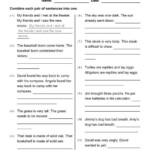 Combining Sentences Worksheet