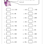 Complete Number Sentences Multiplication By URBrainy