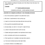 Complete Predicates Worksheet Subject And Predicate Exercises Complete