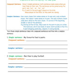 Complex Compound Sentence Worksheet