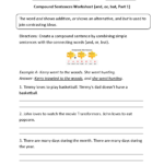 Complex Sentence Worksheet 3Rd Grade