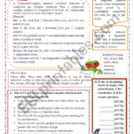 Compound And Complex Sentences Worksheet Oritelpen