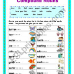 Compound Nouns ESL Worksheet By Elle81