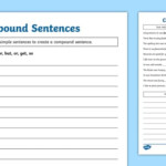 Compound Sentences Worksheet teacher Made Twinkl