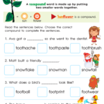 Compound Words Worksheet Free Printable PDF For Kids