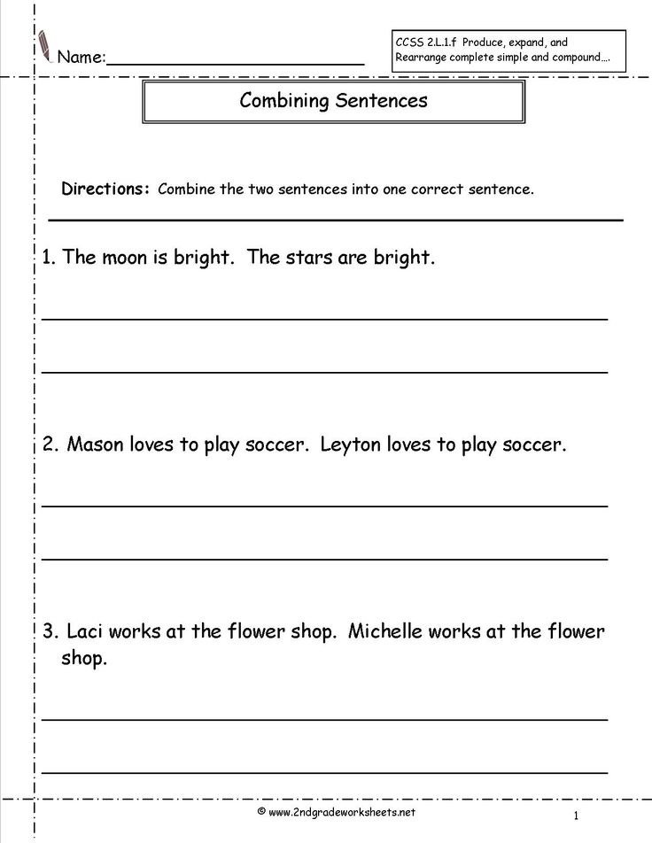 Concise Sentences Worksheet