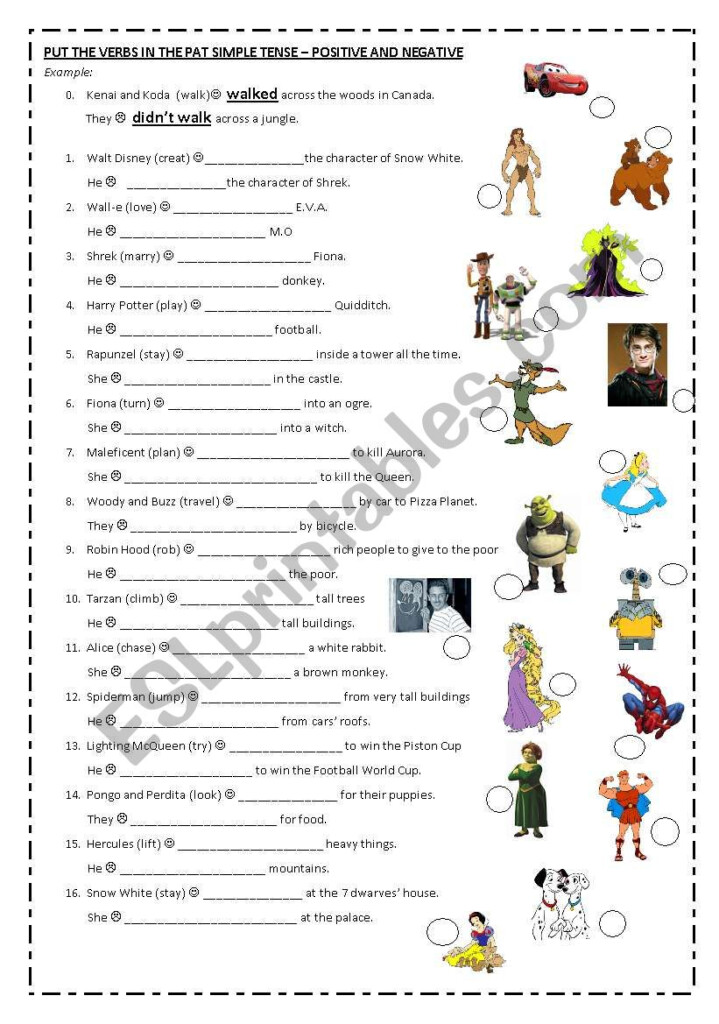 Conditional Sentences Type 3 Positive And Negative Worksheet Present 