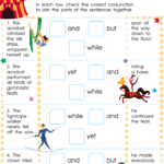 Conjunctions Worksheet Free Printable PDF For Kids