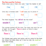 Contractions Worksheet Grammar Printable PDF For Kids