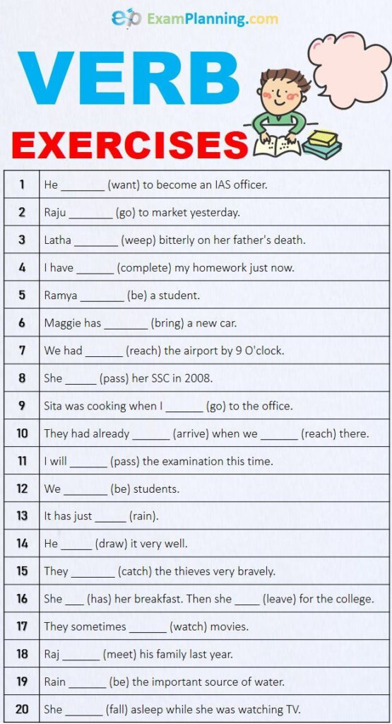 Correct The Sentences Exercises With Answers