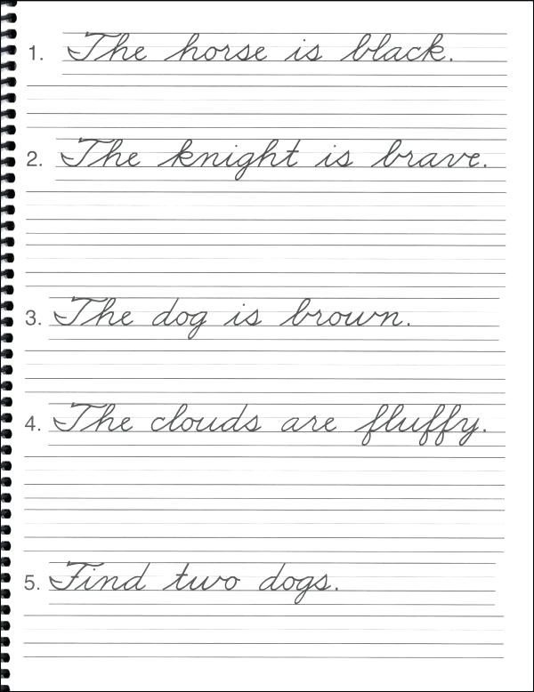 Cursive Paragraph Worksheet