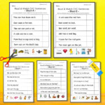 CVC Sentences With Read Match Worksheets Literacy Learn