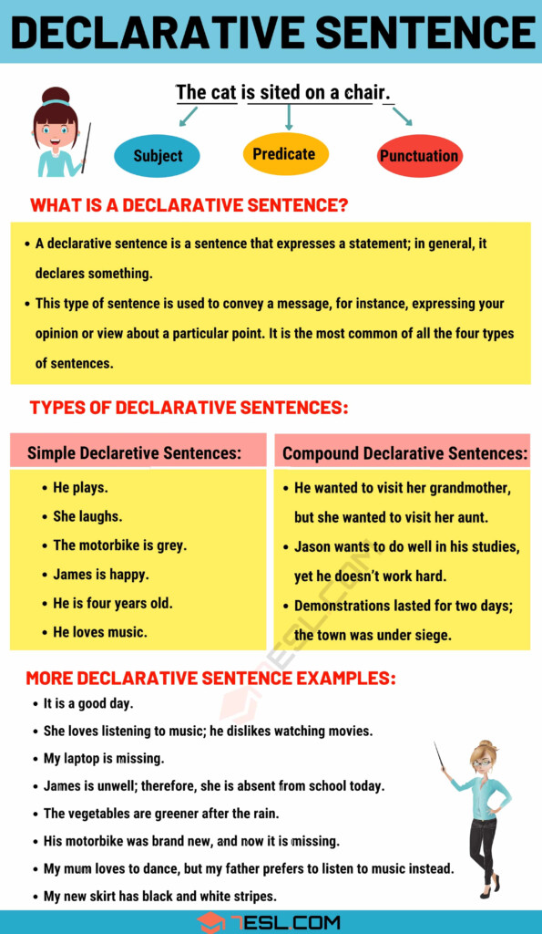 Declarative Sentence Definition Types And Useful Examples Efortless 