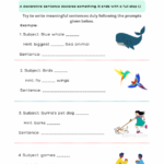 Declarative Sentence Free Printable Worksheets For Grade 1 Kidpid