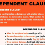 Dependent Clause Definition And Examples Of Dependent Clauses