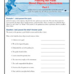 Direct Object Practice Worksheet