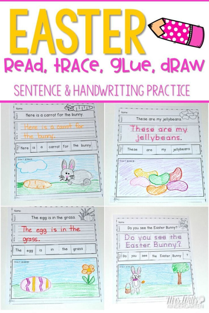 Easter Sentence And Handwriting Practice Each Set Has 10 Different 