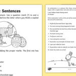 Easter Sentences Worksheet Primary Resources Twinkl