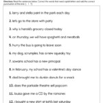 Editing Sentences Worksheet By Teach Simple