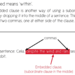 Embedded Clause Examples Definition And Teaching Resources