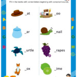 English Worksheet Activity For Ukg Riset