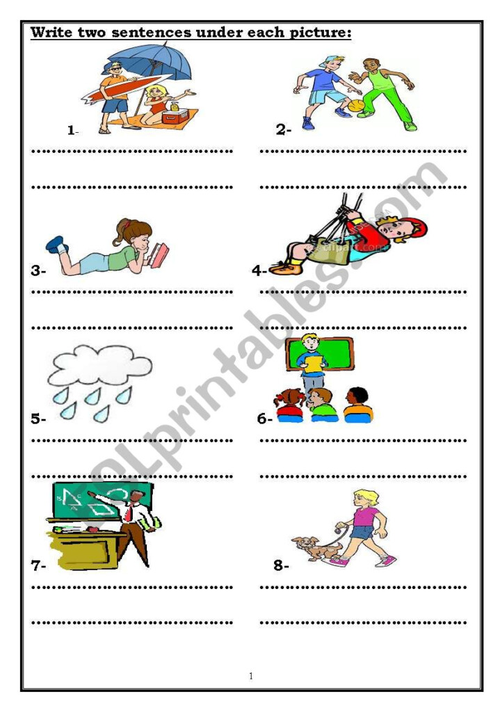 English Worksheets Descriptive Writing