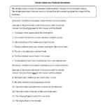 Englishlinx Subject And Predicate Worksheets