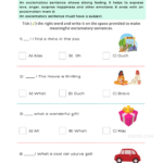 Exclamatory Sentence Free Printable Worksheets For Grade 1 Kidpid