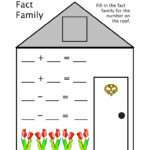 Fact Family Worksheet Have Fun Teaching