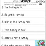 Fix It Sentences 1st Grade