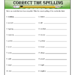 Fix The Grammar Mistakes Worksheet