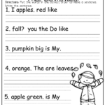 Fix The Sentence Worksheets