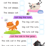 Fix The Sentences Worksheet For Kids Answers And Completion Rate