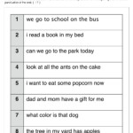 Fixing Sentences Worksheet By Teach Simple