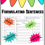 Formulating Sentences Grammar Syntax Paper AND Digital Worksheets