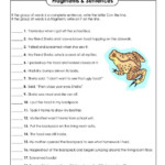 Fragments And Complete Sentences Worksheet