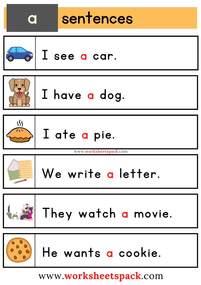 Free Kindergarten Sight Word Sentences Worksheets PDF Worksheetspack