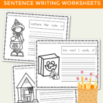 Free Printable Halloween Sentence Writing Worksheets