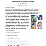 Free Printable Reading Comprehension Worksheets For 2Nd Grade