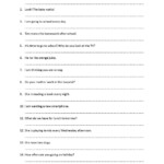Free Printable Sentence Correction Worksheets Printable Templates