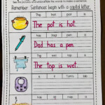 FREE Write The Short Vowel Sentences Kindergarten Writing